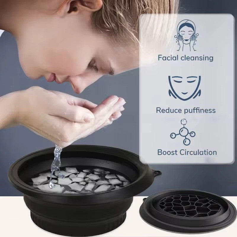 Glacier Glow Bowl - Foldable Facial Ice Bath