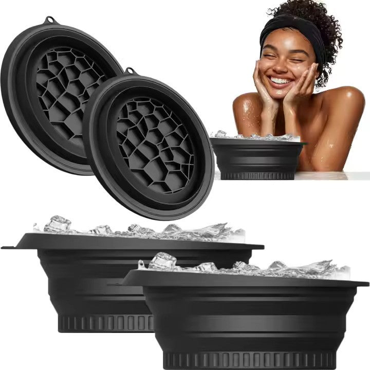 Glacier Glow Bowl - Foldable Facial Ice Bath