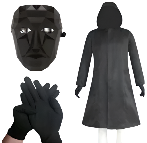 Squid Game Guard & Boss Costume Kids