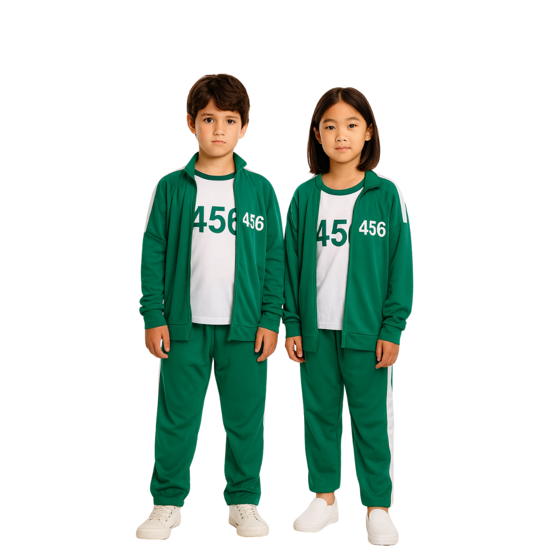 Squid Game Player Costume Kids