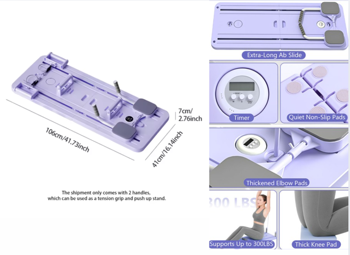 Fold & Tone Pilates Board 2.0