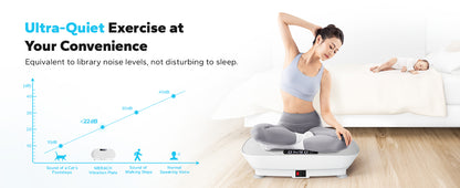Vibration Fitness Plate Tone Burn Fat Improve Balance Circulation