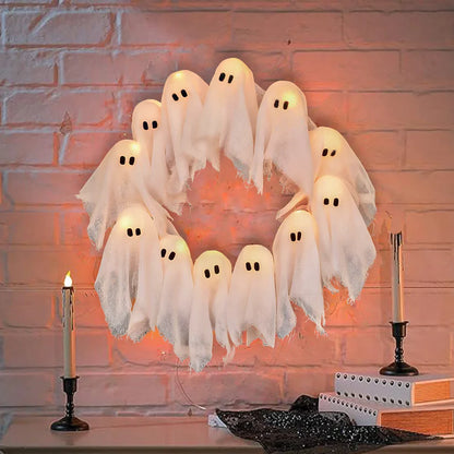Spooky Halloween Glow Wreath