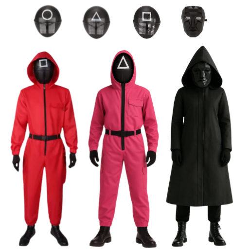 Squid Game Guard & Boss Costume Adult