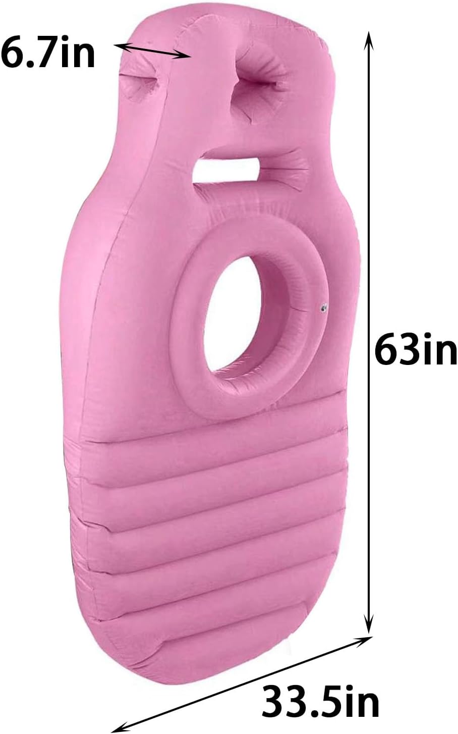 SnuggleBump Inflatable Belly Support Pillow for Pregnancy Sleep & Relief