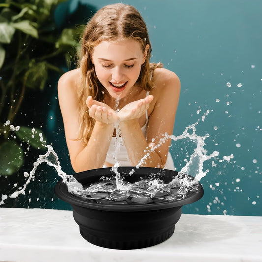 Glacier Glow Bowl - Foldable Facial Ice Bath