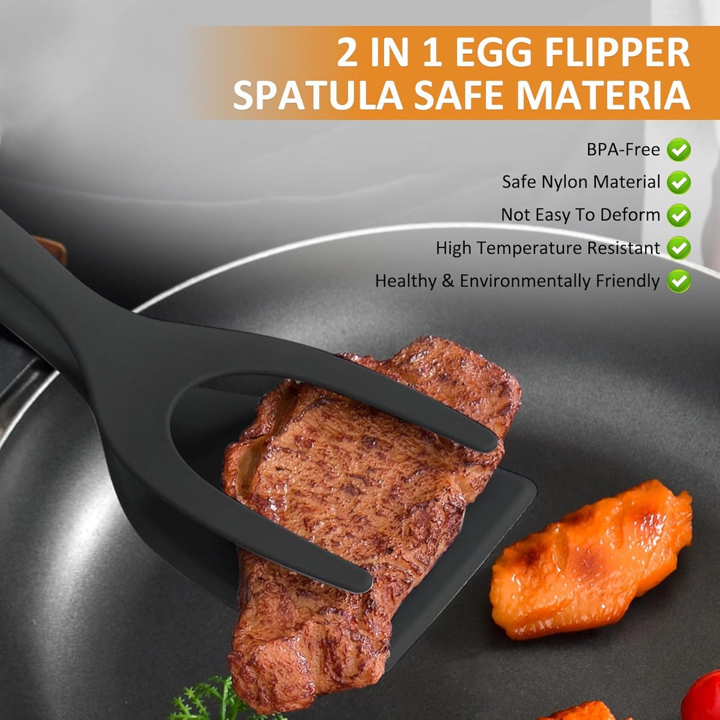 Easy Flip Kitchen Tongs