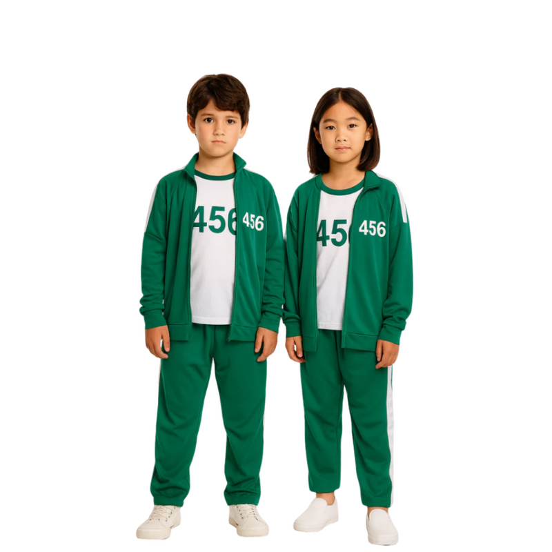Squid Game Player Costume Kids