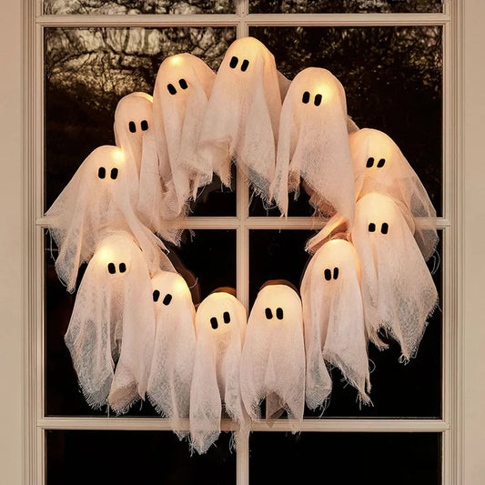 Spooky Halloween Glow Wreath